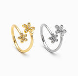 Pave Daisy Ring