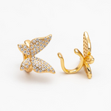 Butterfly Pave Ear Cuff