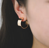 Margot - Flat Gold Hoop