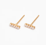 Pearl Bar Stud