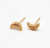 Odette Mini Croissant Stud