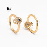 Hamsa Evil Eye Ring