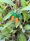 Garden Carrot Hoop Earrings