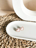 Harriet Heart Stud - Valentines Acrylic Earrings
