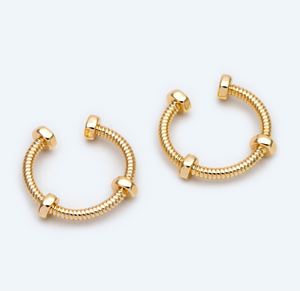 Studded Gold Ear Cuff