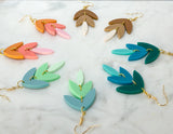 Olive Ombré - Everyday Acrylic Earrings