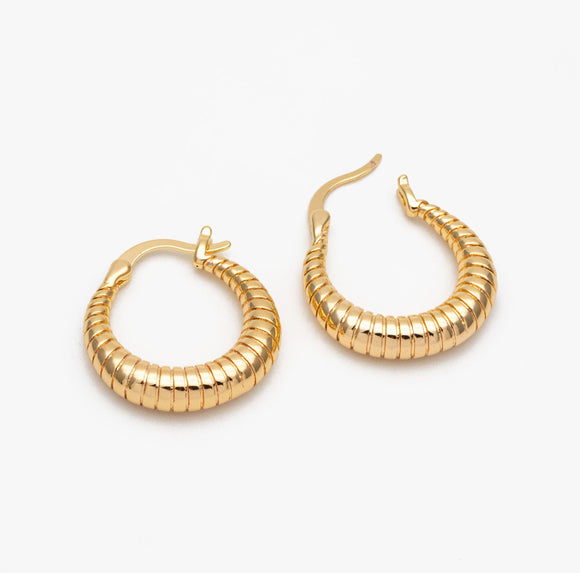 Sylvie - U Shaped Gold Hoop