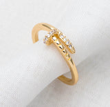 Pave T Ring