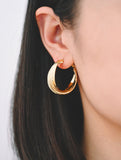 Estelle - Twisted Gold Hoop