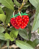 Strawberry Fields Hoop Earrings