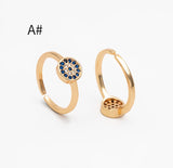 Hamsa Evil Eye Ring