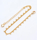 Bailey Bracelet - Gold / Silver Beaded Chain Bracelet