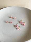 Blossom Stud - Hand Painted - Spring Blooms Acrylic Earrings