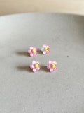 Blossom Stud - Hand Painted - Spring Blooms Acrylic Earrings