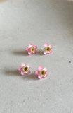 Blossom Stud - Hand Painted - Spring Blooms Acrylic Earrings