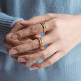 Alicia Ring- Adjustable Gold Ring