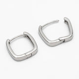 Melissa - Square Gold / Silver Huggie Earrings