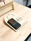 Payment Stand - Branded Square / Shopify Flat-Lay Tap - QR Code