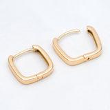 Melissa - Square Gold / Silver Huggie Earrings