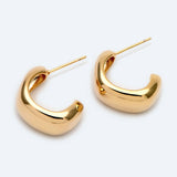 Sofia - Gold / Silver Organic Drop Earrings