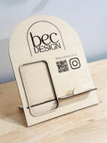 Payment Stand - Branded Shopify Wisepad 3 Upright Tap - QR Code - Business Card Holder (Copy)