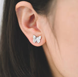 Butterfly Stud - Gold / Silver Earrings