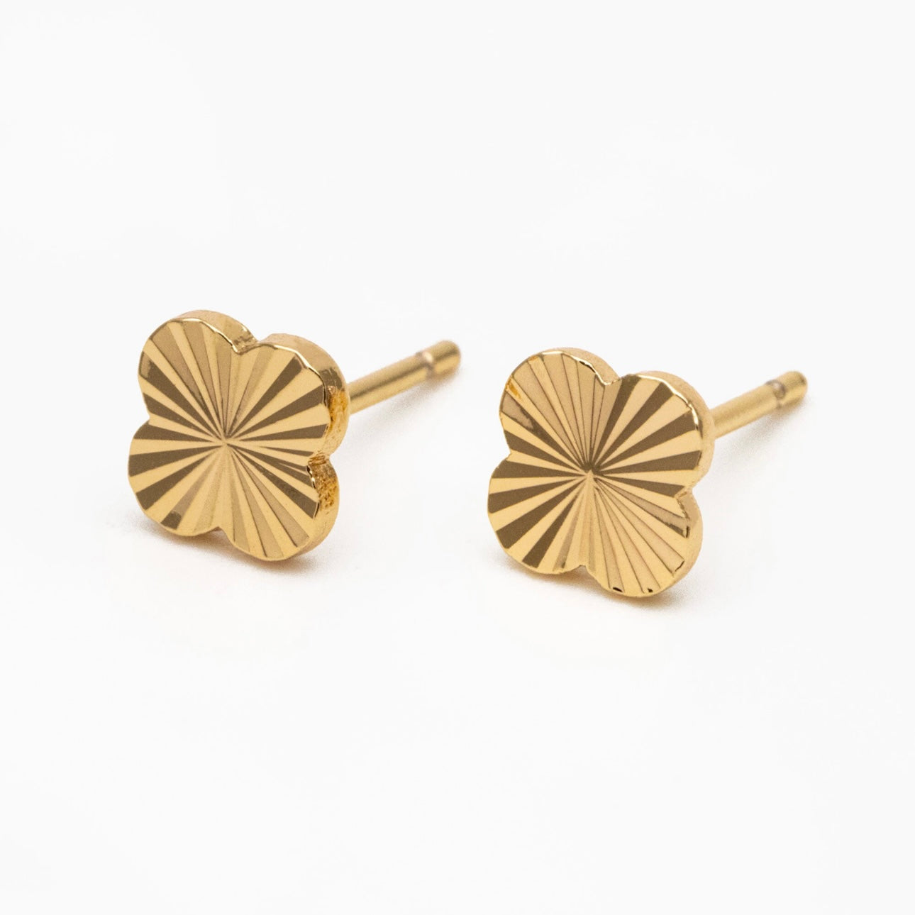 Chloe Gold Stud - Gold Earrings – Bec Design