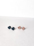 Heart Stud - Acrylic Stud Earrings