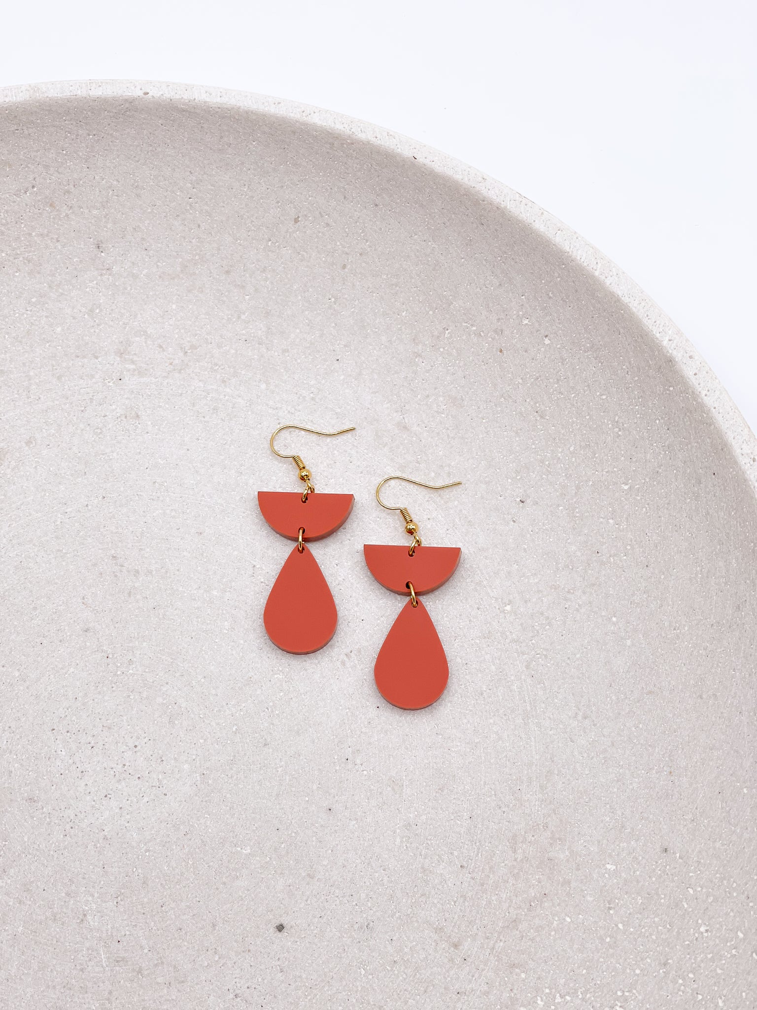 Zara clearance red earrings