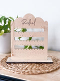 Personalized Scallop Earring Stand