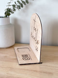 Payment Stand - Branded Square / Shopify Flat Tap - QR Code - Business Card Holder
